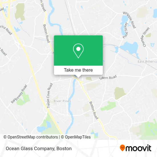 Ocean Glass Company map
