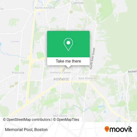 Memorial Pool map