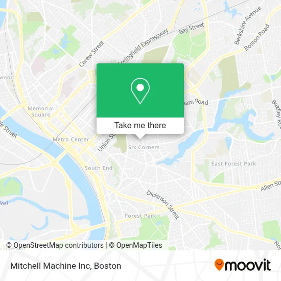 Mitchell Machine Inc map