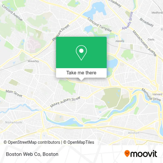 Boston Web Co map