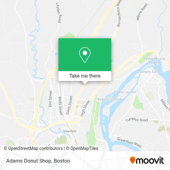 Adams Donut Shop map