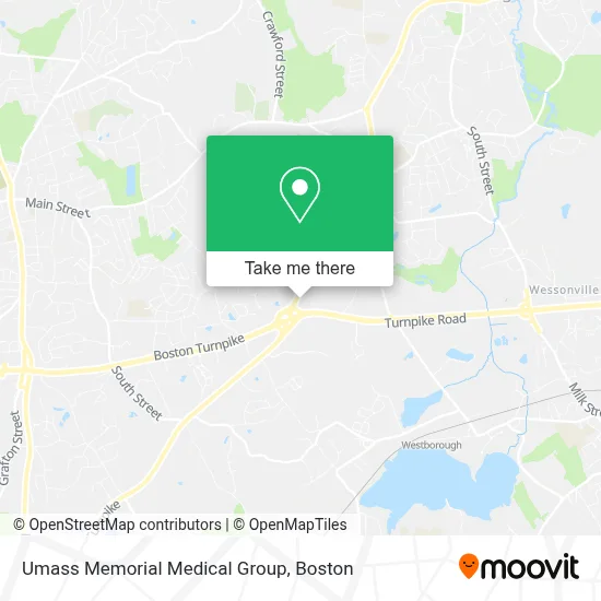 Umass Memorial Medical Group map