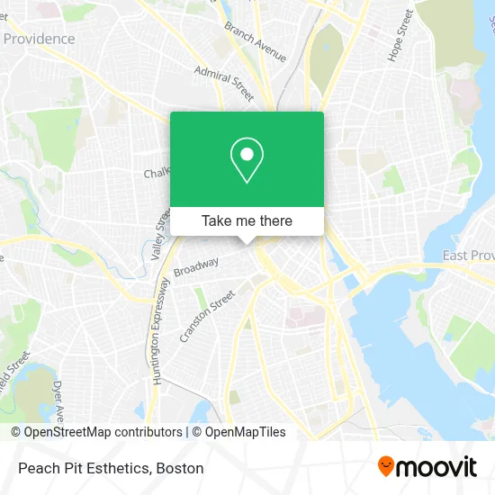 Peach Pit Esthetics map