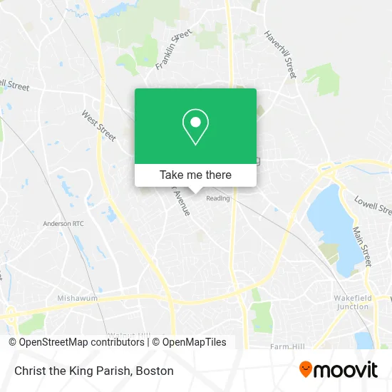 Christ the King Parish map