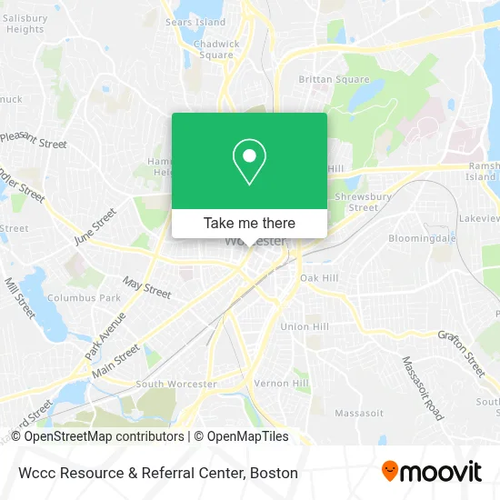 Wccc Resource & Referral Center map