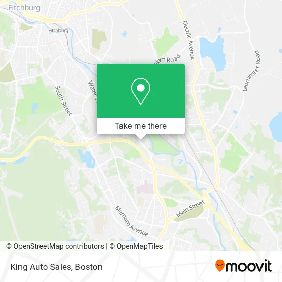 King Auto Sales map