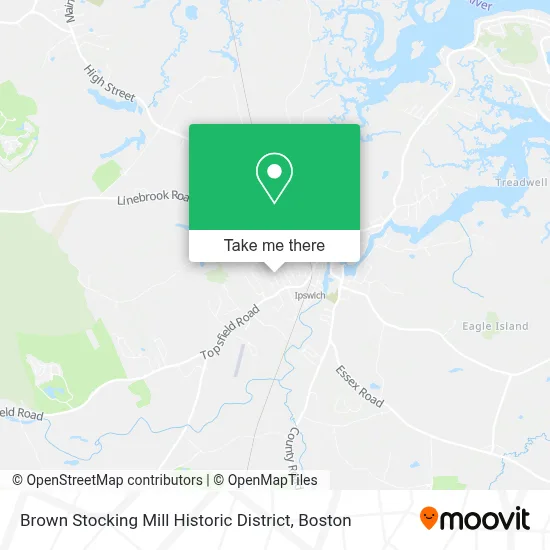 Brown Stocking Mill Historic District map
