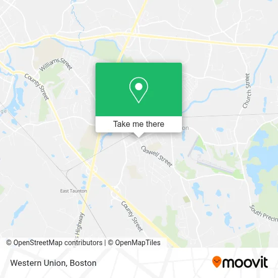 Western Union map