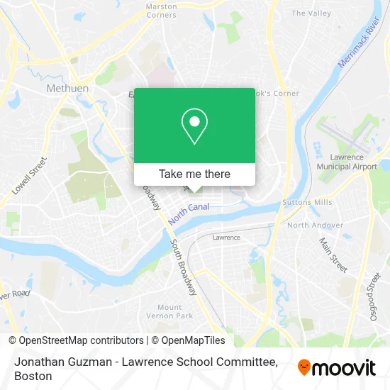 Jonathan Guzman - Lawrence School Committee map