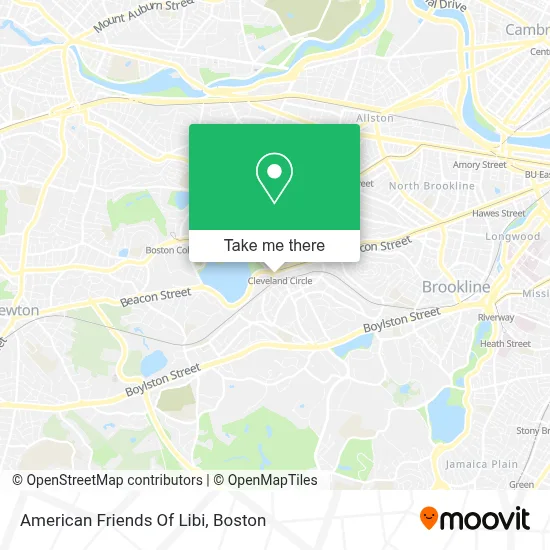 American Friends Of Libi map