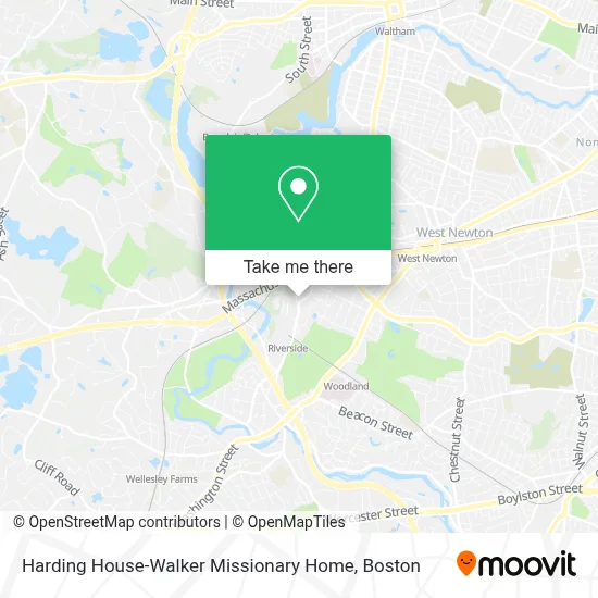 Harding House-Walker Missionary Home map