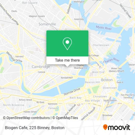 Biogen Cafe, 225 Binney map