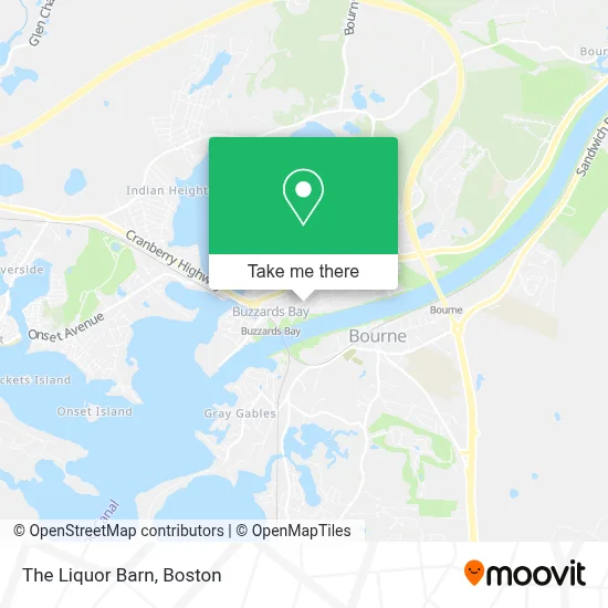 The Liquor Barn map