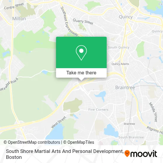 South Shore Martial Arts And Personal Development map