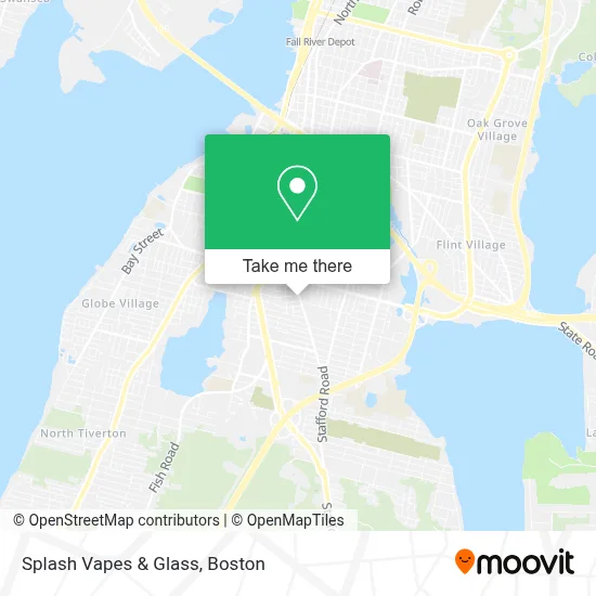 Splash Vapes & Glass map