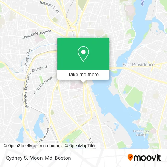 Sydney S. Moon, Md map