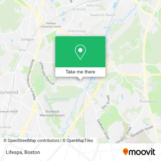 Lifespa map