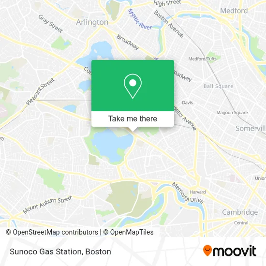 Sunoco Gas Station map