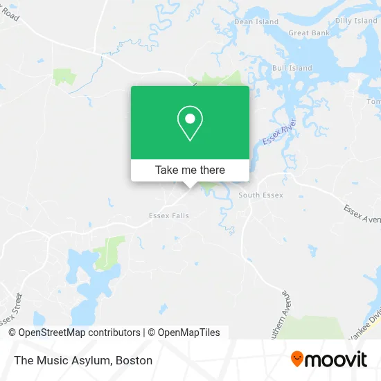 The Music Asylum map