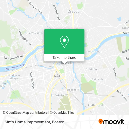 Sim's Home Improvement map