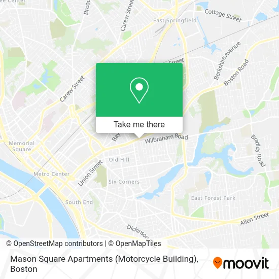 Mason Square Apartments (Motorcycle Building) map