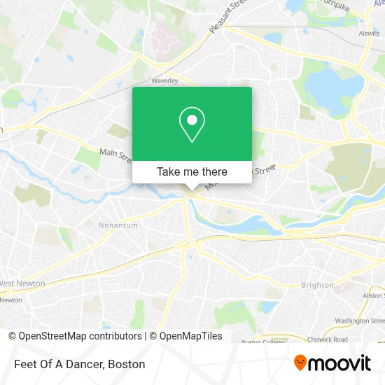 Feet Of A Dancer map