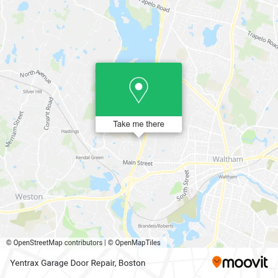 Yentrax Garage Door Repair map