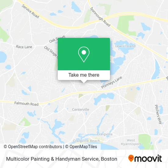 Multicolor Painting & Handyman Service map