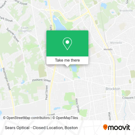 Sears Optical - Closed Location map