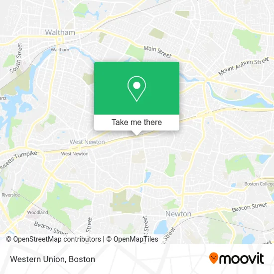 Western Union map