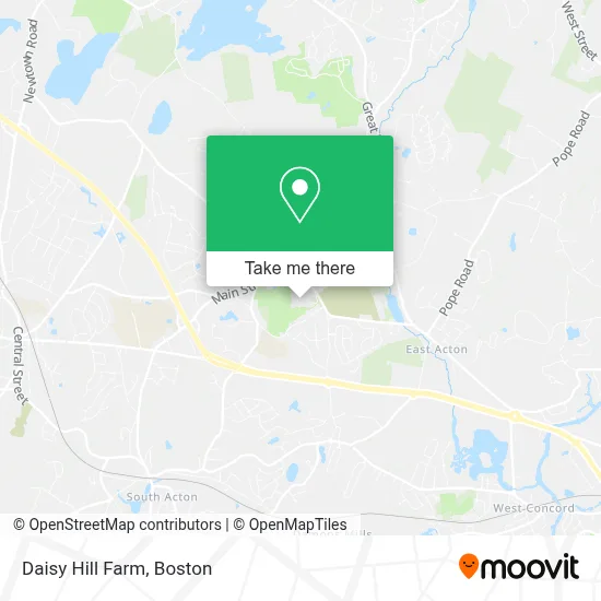 Daisy Hill Farm map