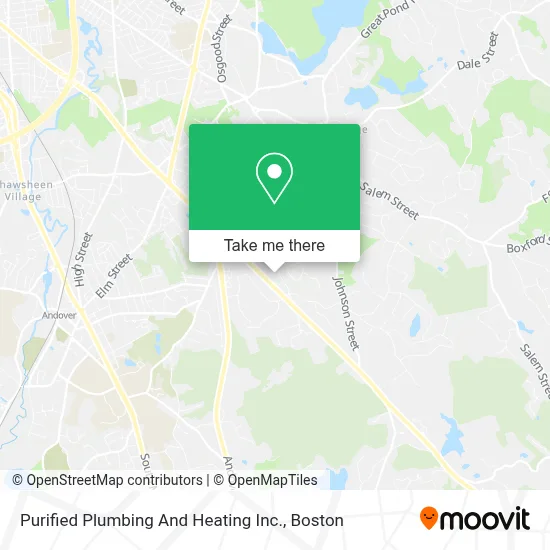Purified Plumbing And Heating Inc. map
