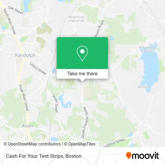 Cash For Your Test Strips map