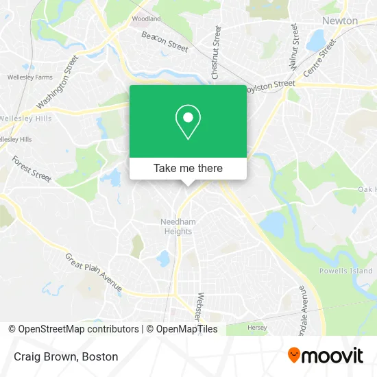Craig Brown map