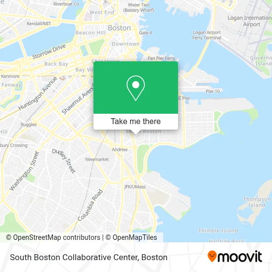 South Boston Collaborative Center map