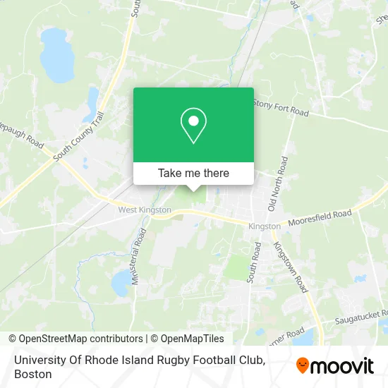 University Of Rhode Island Rugby Football Club map