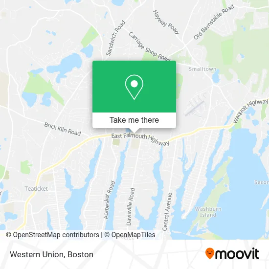Western Union map