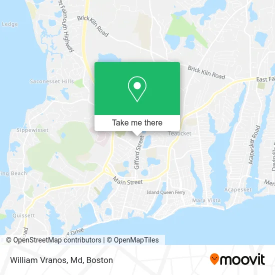 William Vranos, Md map
