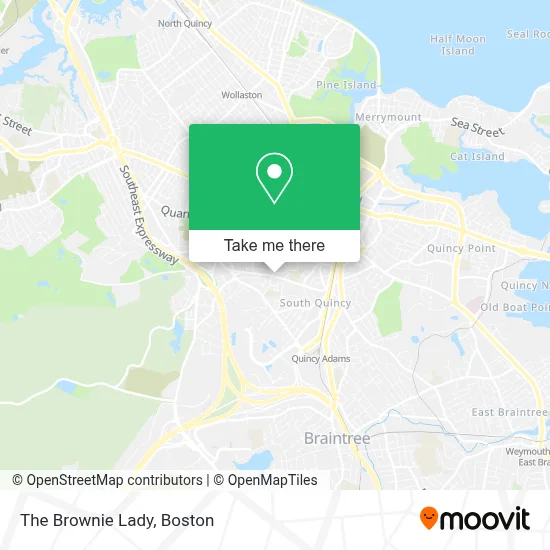 The Brownie Lady map