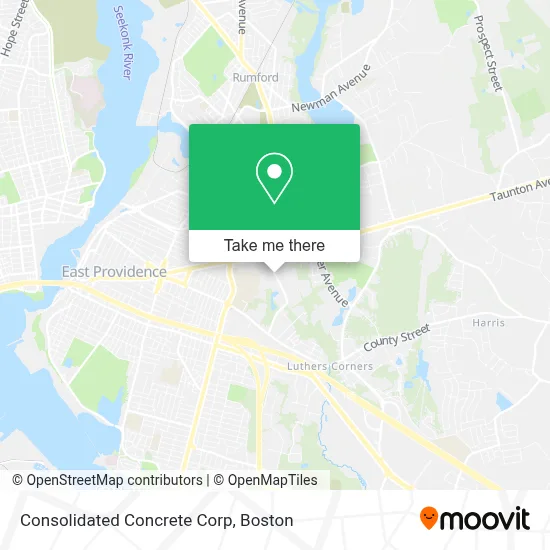 Consolidated Concrete Corp map