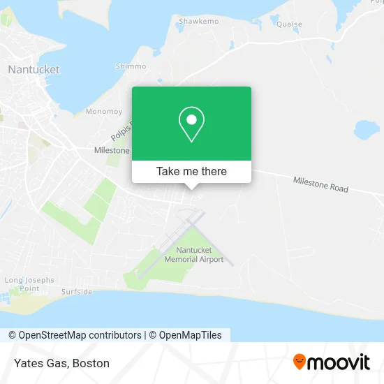 Yates Gas map