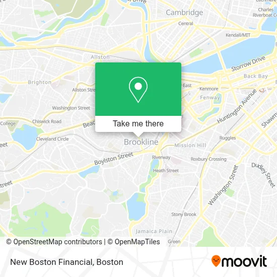 New Boston Financial map