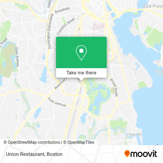 Union Restaurant map