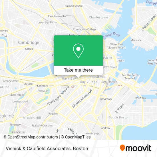 Visnick & Caulfield Associates map