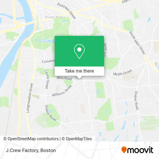 J.Crew Factory map