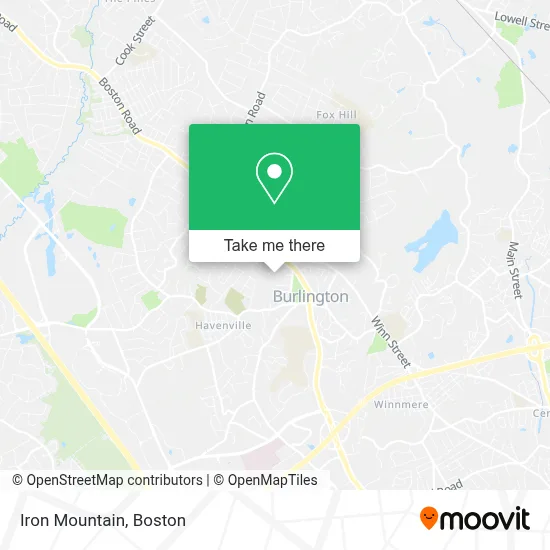 Iron Mountain map