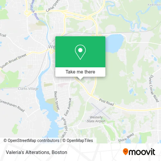 Valeria's Alterations map