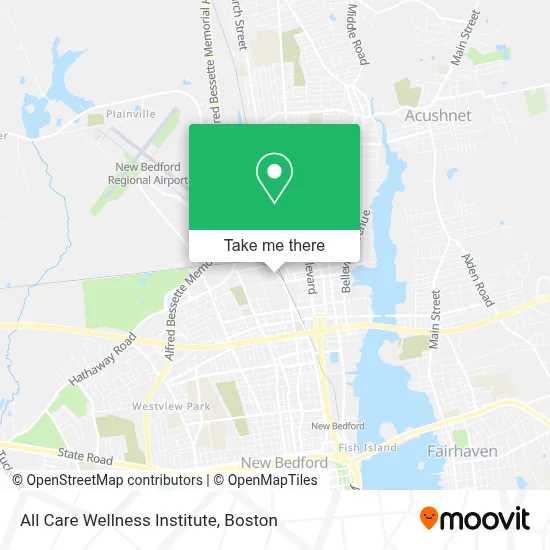 All Care Wellness Institute map