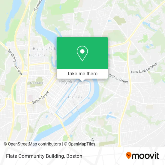 Flats Community Building map