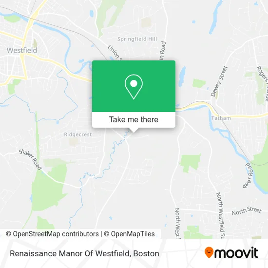 Renaissance Manor Of Westfield map